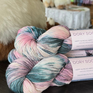 Dory Sock Yarn | Frozen - Green Gable Alpacas