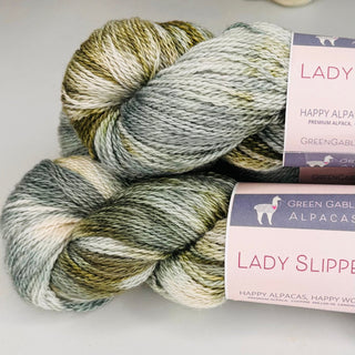Lady Slipper Fingering Weight Yarn | Cabo de Roca - Green Gable Alpacas
